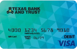 VISA Giftcard Blue Triangles composit