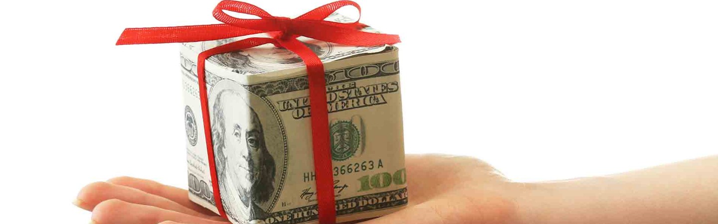 a money package/gift