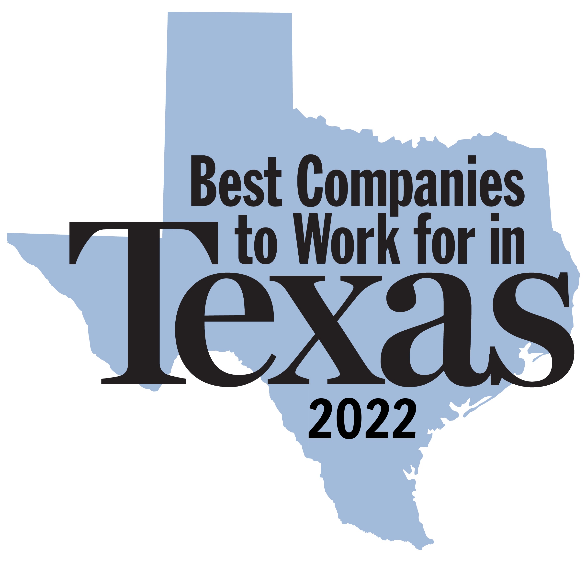 Texas state with "best companies to work for in Texas 2022"